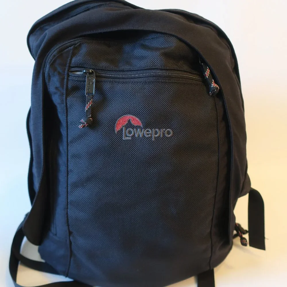 Unisex Lowepro Black Camera Backpack Bag *